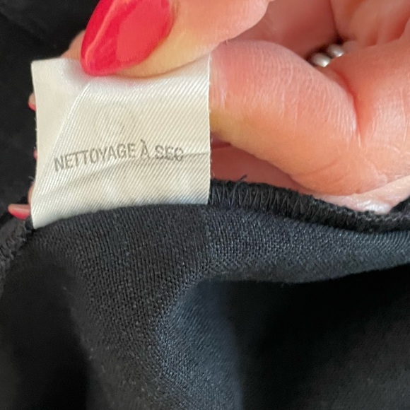 Robert Rodriguez Womens 4 Linen Blend Long Bermuda Capri Shorts Blk Inseam 12” - Picture 7 of 10